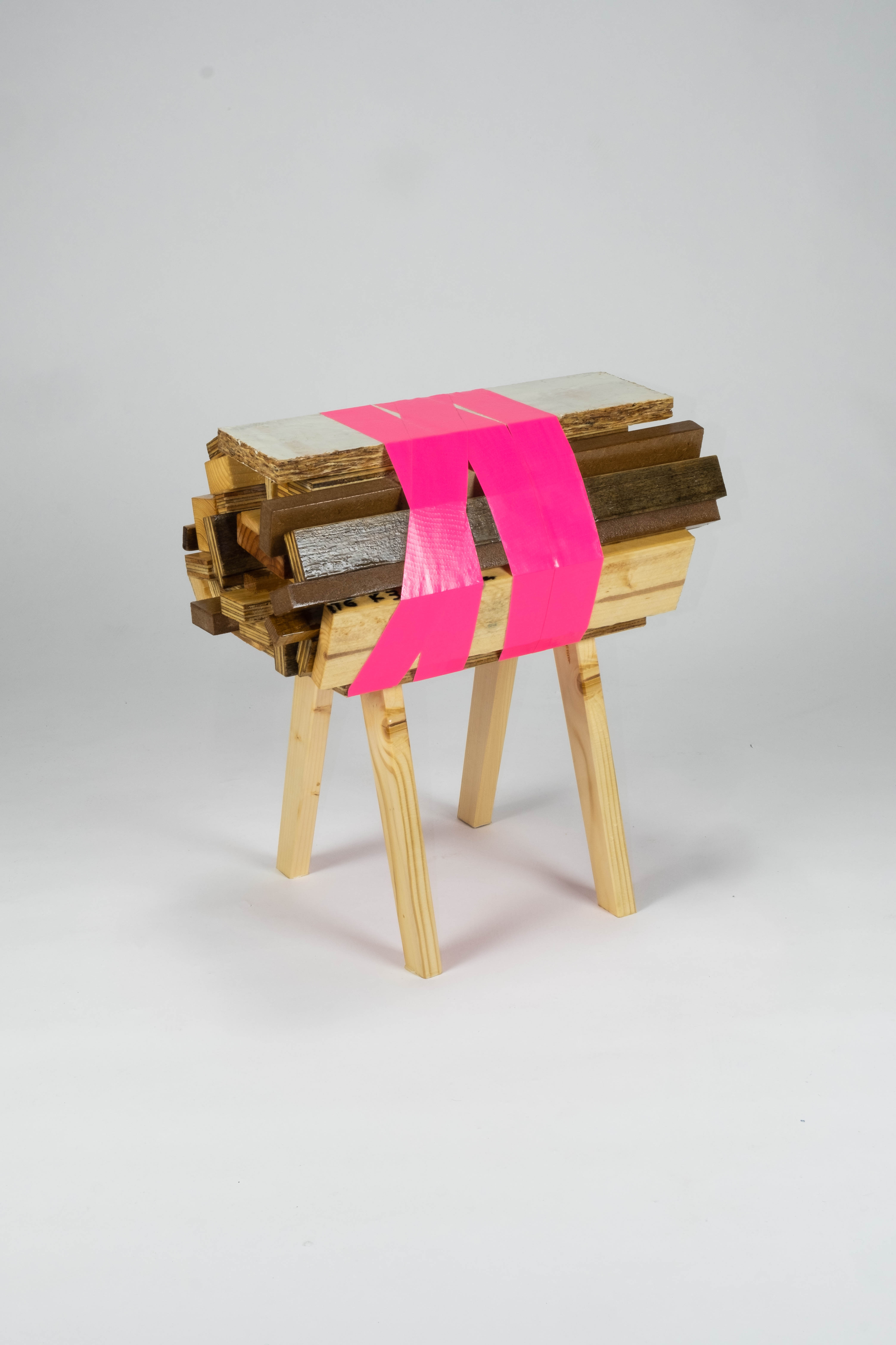 pink stool